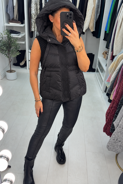 Nazira Padded Hooded Gilet