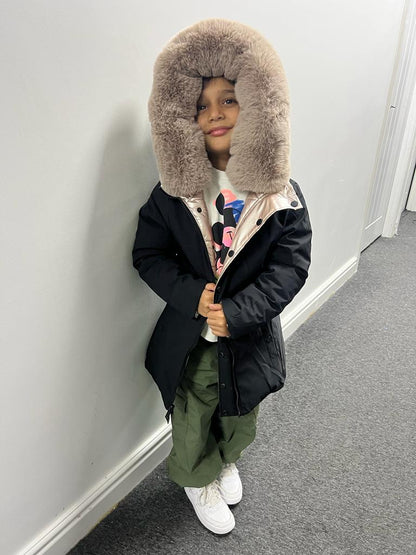 Jori Kids Reversible Hooded Coat