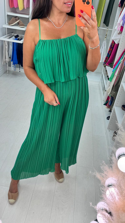 Reece Pleated Double Layer Jumpsuit
