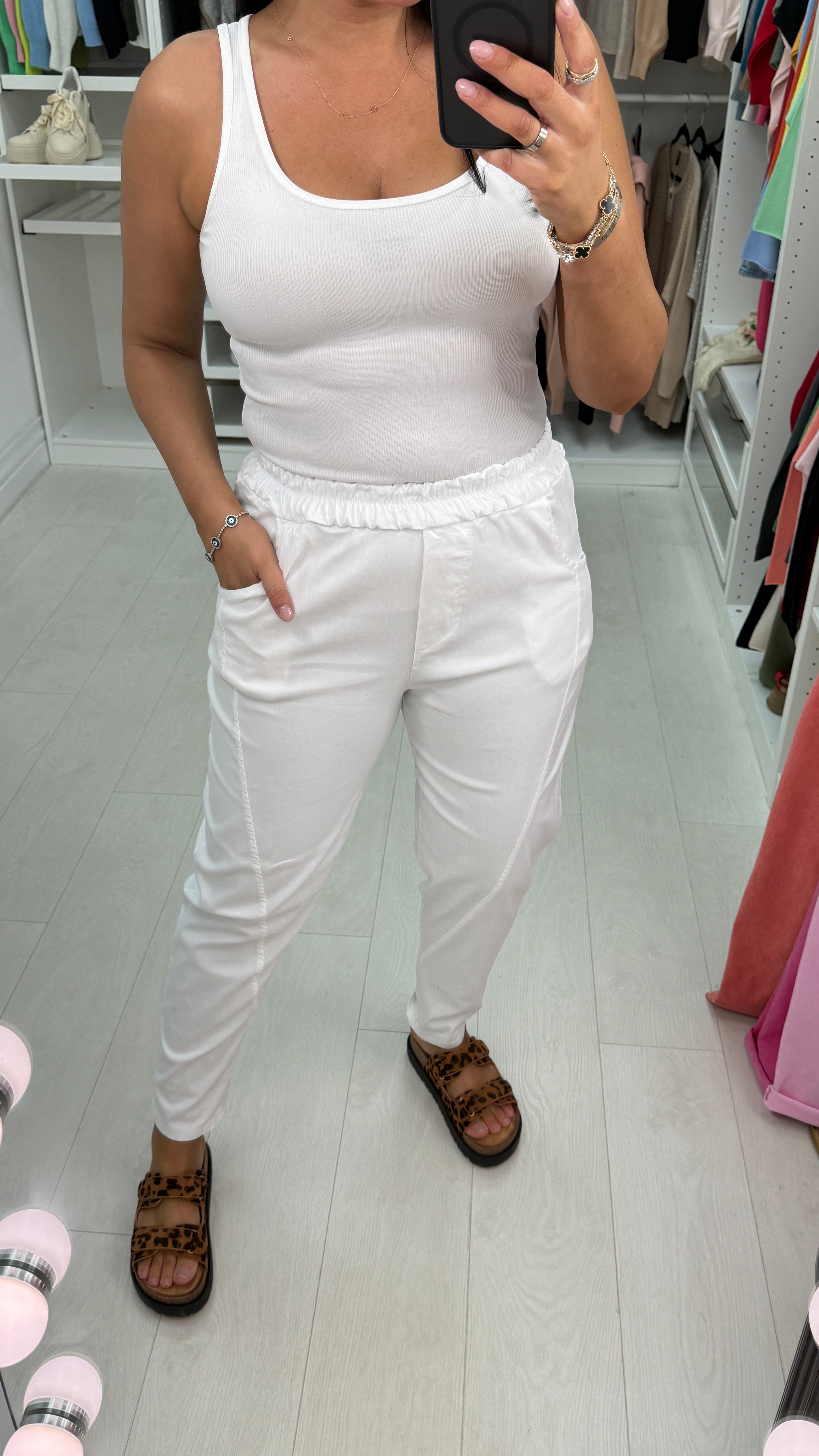 Hadil Acid Washed Effect Joggers