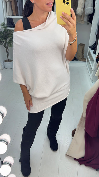 Marina Plain Half Sleeve Jumper