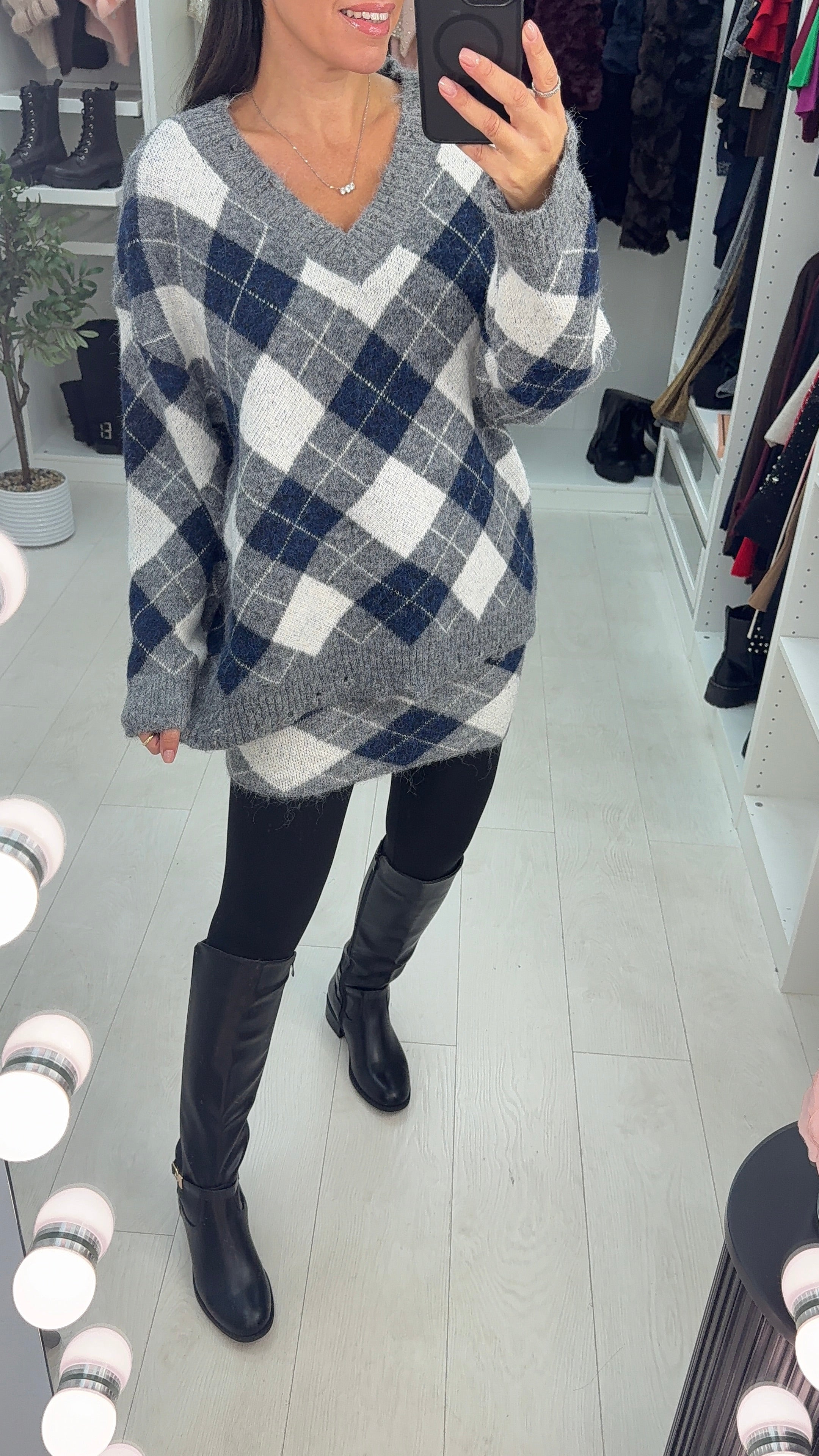 Shakira Argyle Print Skirt Co-Ord Set