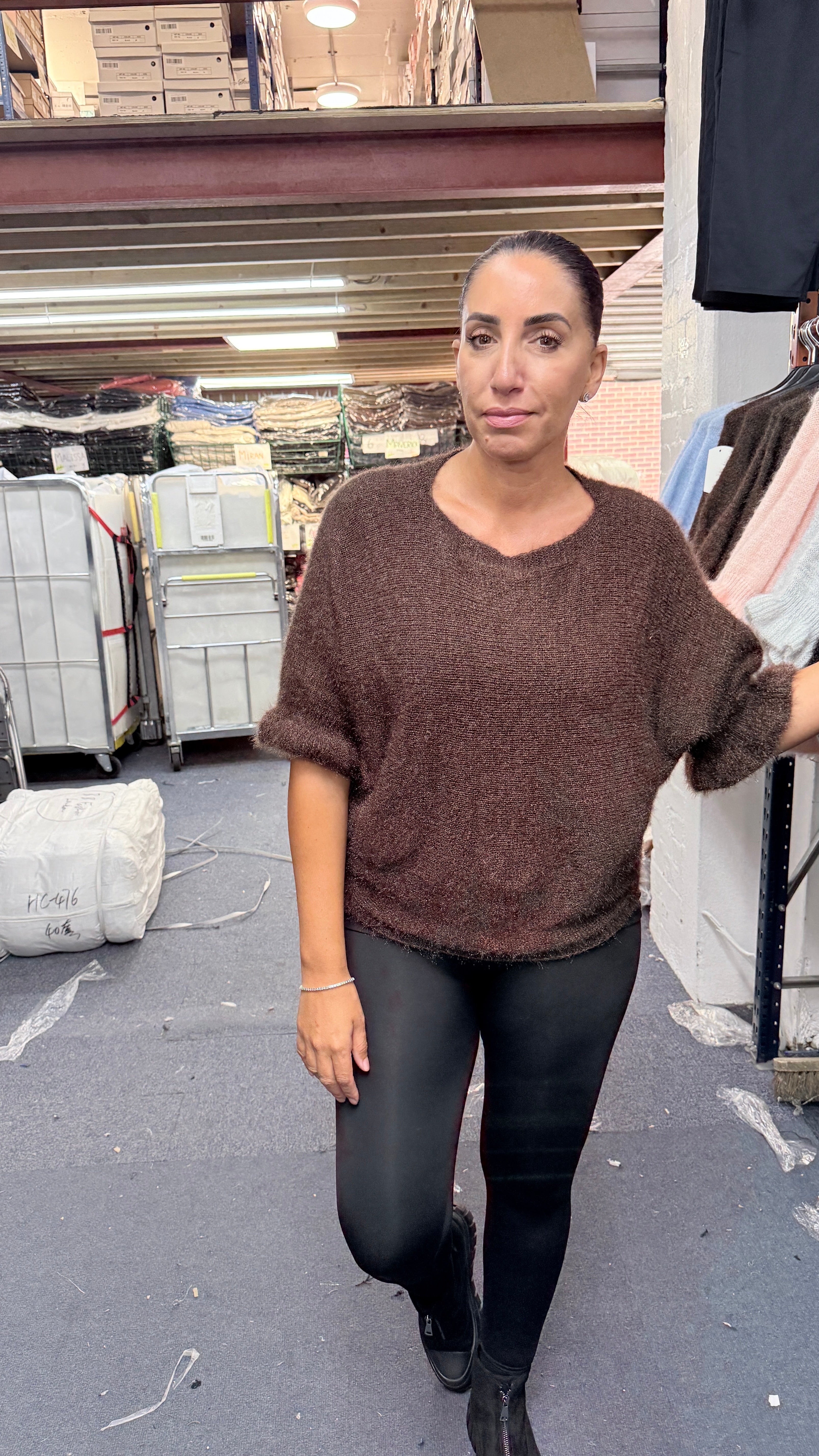 Elisey Plain Super Soft Button Back Jumper