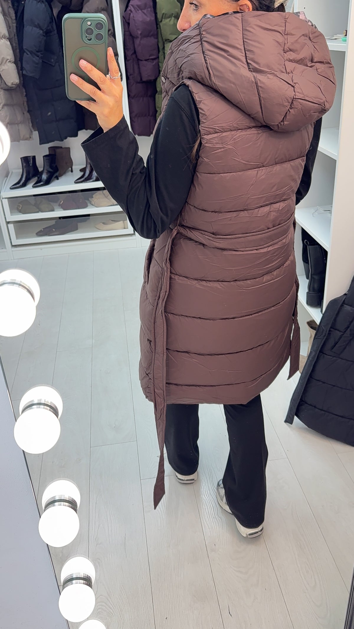 Aston Reversible Quilted Leopard Gilet