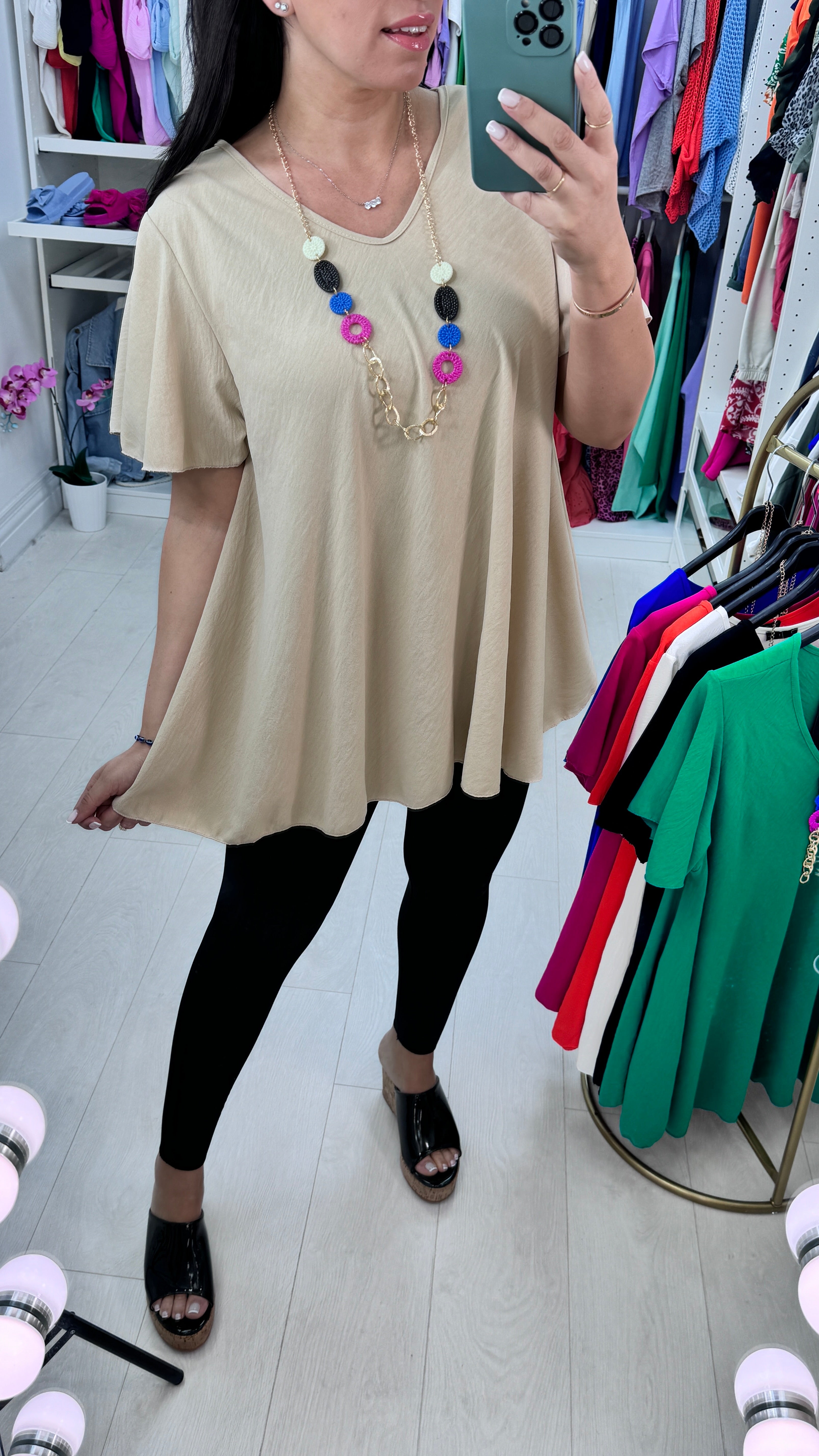 Bernice Angel Sleeve Top