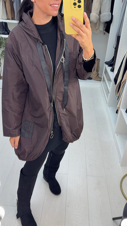 Alison Plain Lightweight Longline Jacket