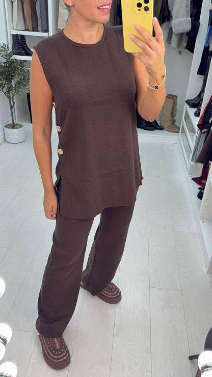 Kerry Plain Loose Fit Knitted Co-Ord Set