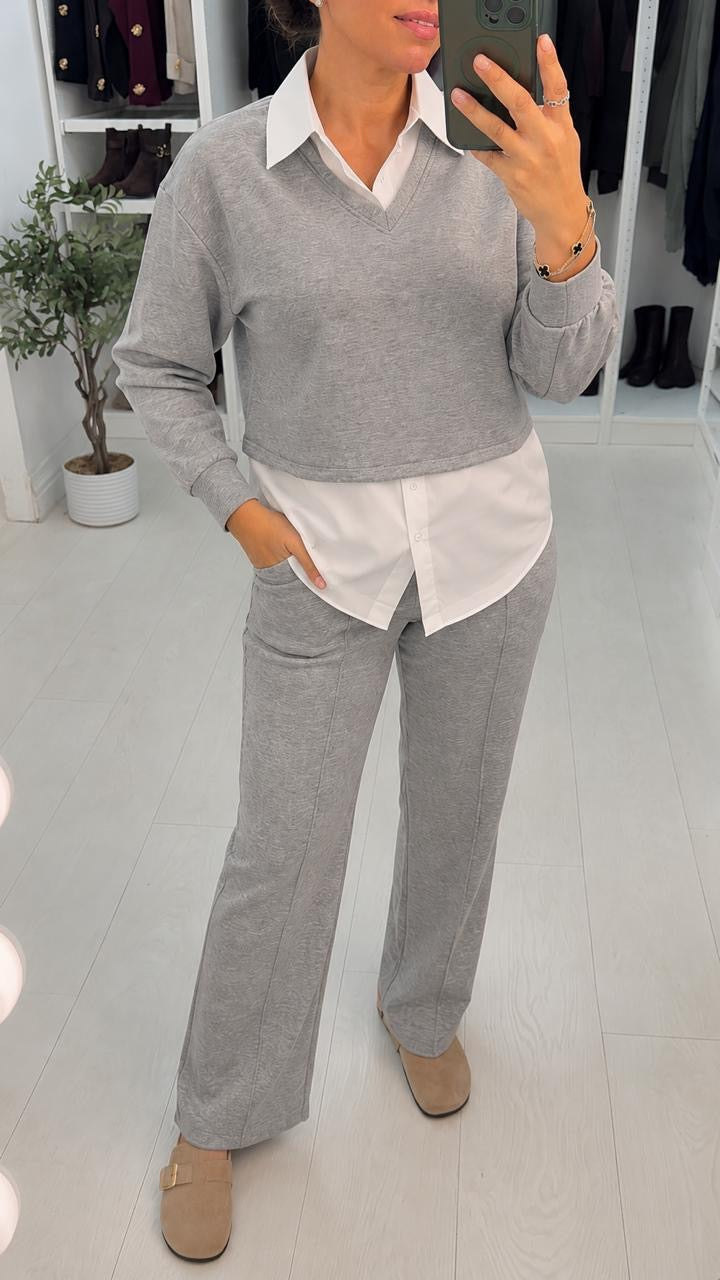 Fabia 2 In 1 Shirt Jumper Loungewear Set