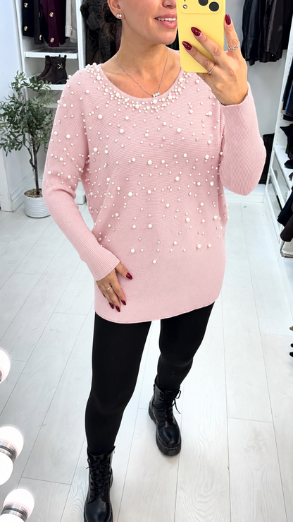 Hannah Pearl Embellished Jumper