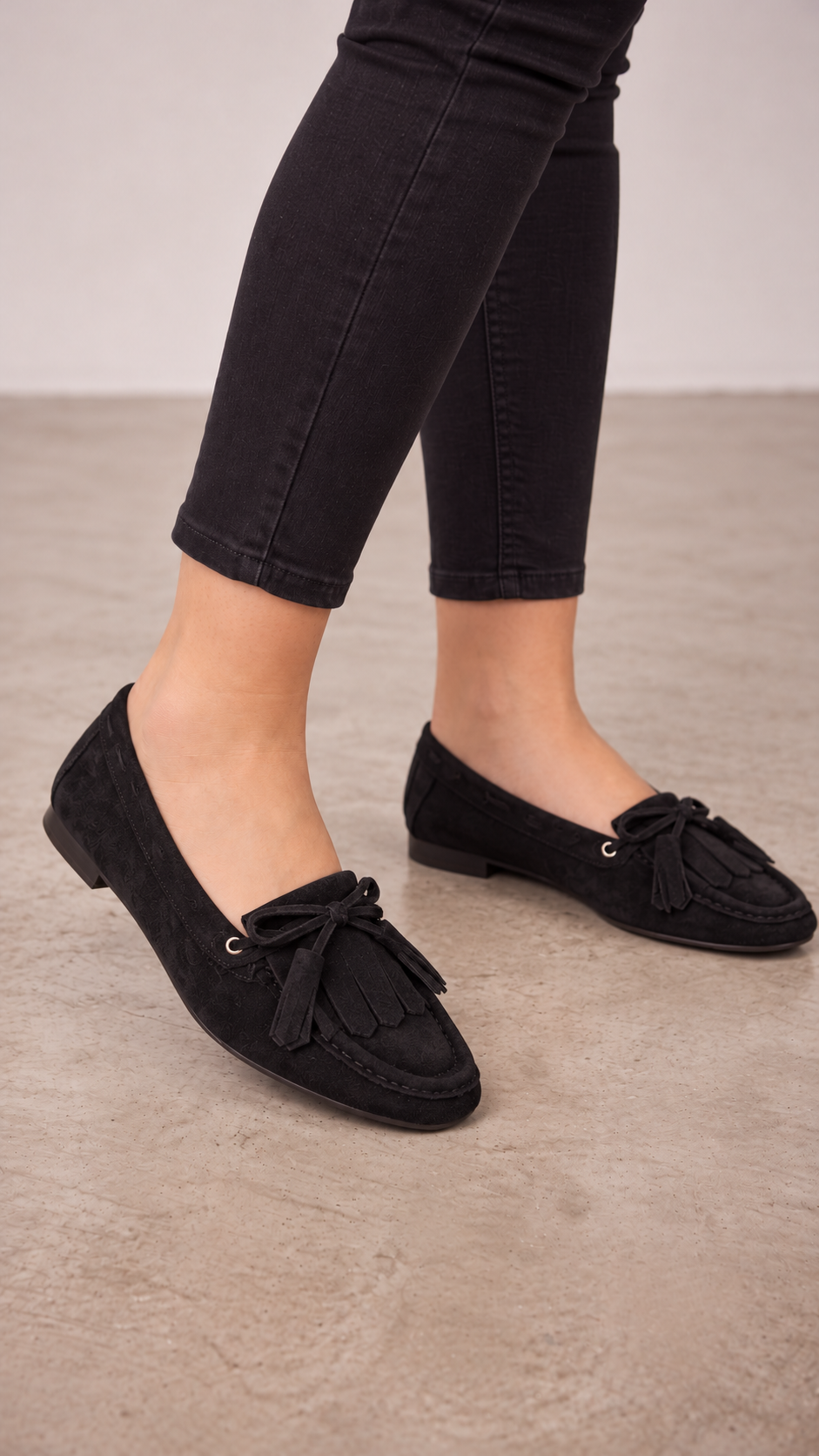 Renee Faux Suede Loafers