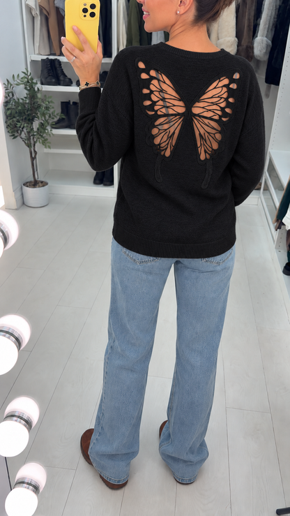 Trippier Butterfly Motif Jumper