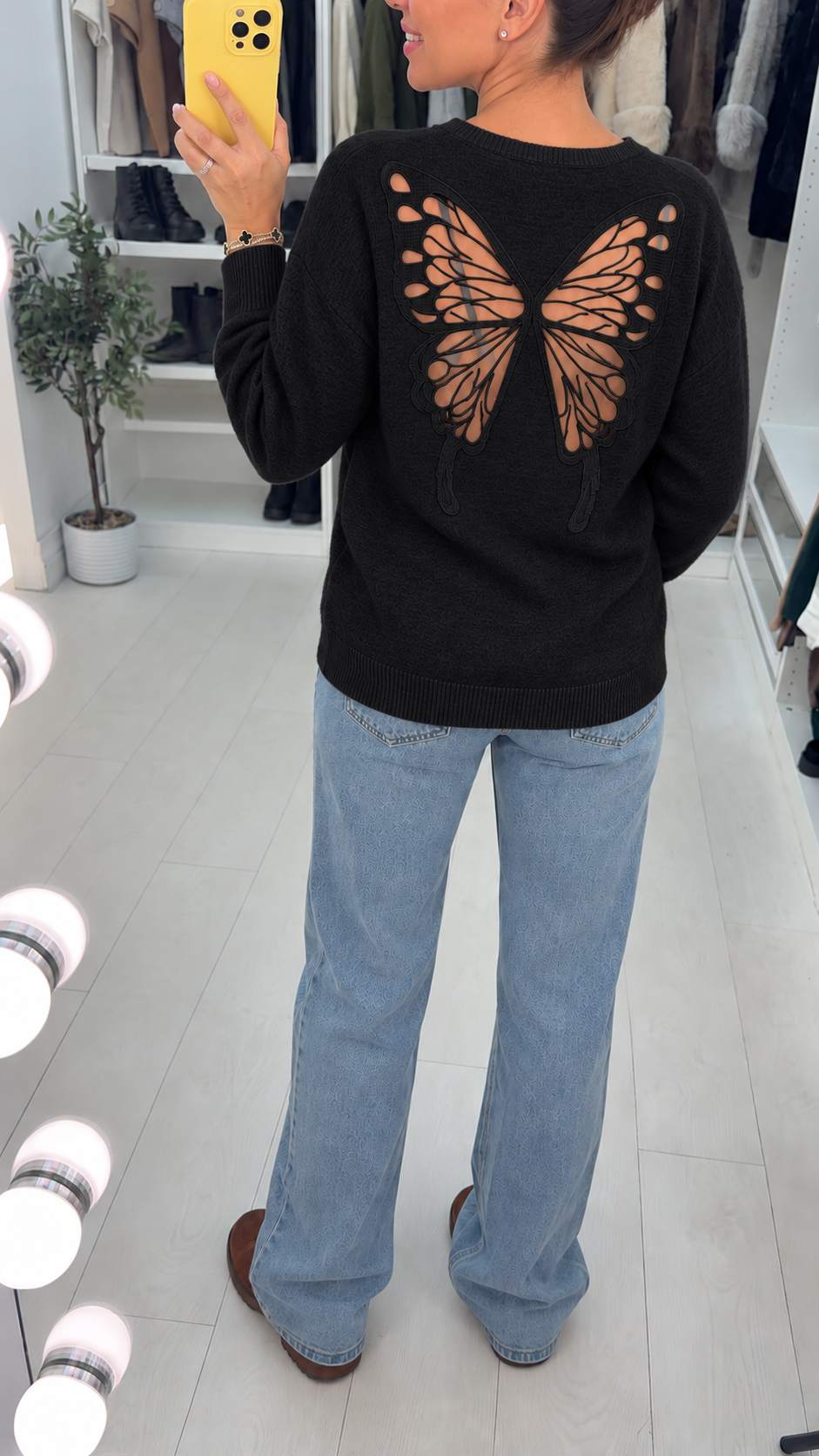 Trippier Butterfly Motif Jumper