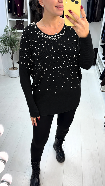 Hannah Pearl Embellished Jumper