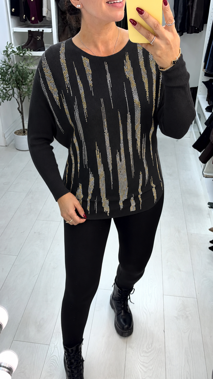 Dune Embellished Loose Fit Jumper