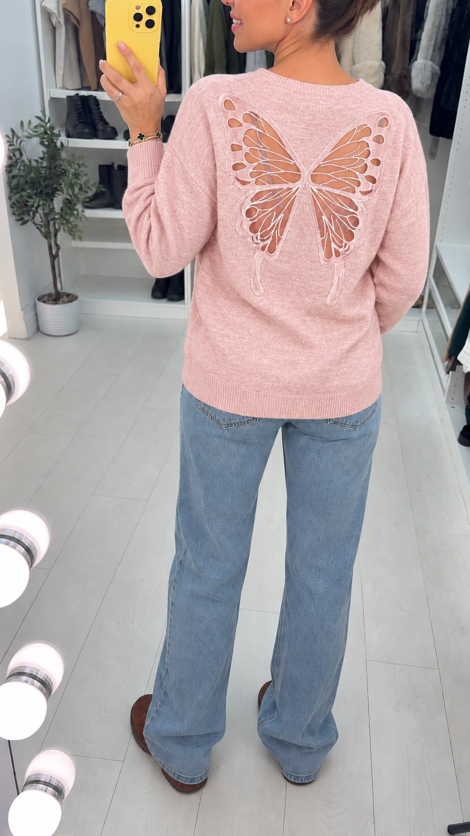 Trippier Butterfly Motif Jumper
