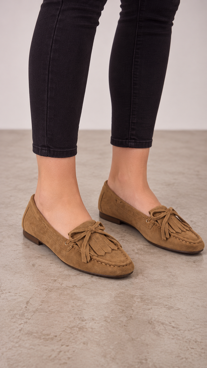 Renee Faux Suede Loafers