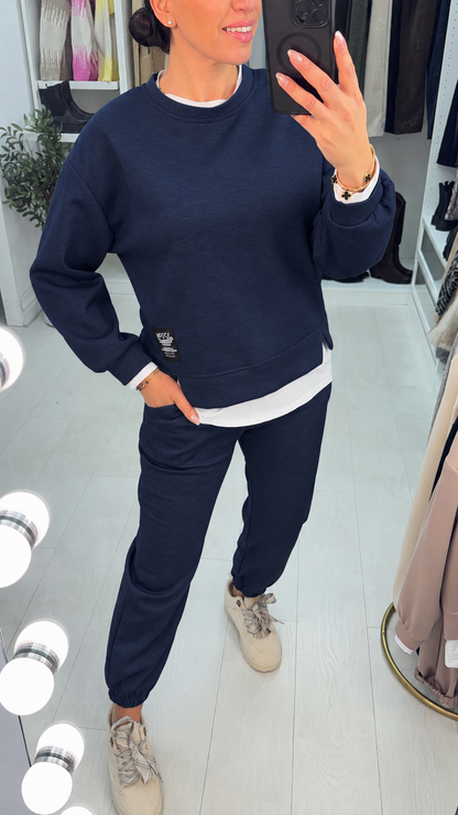 Paxton Plain Sweatshirt And Joggers Set