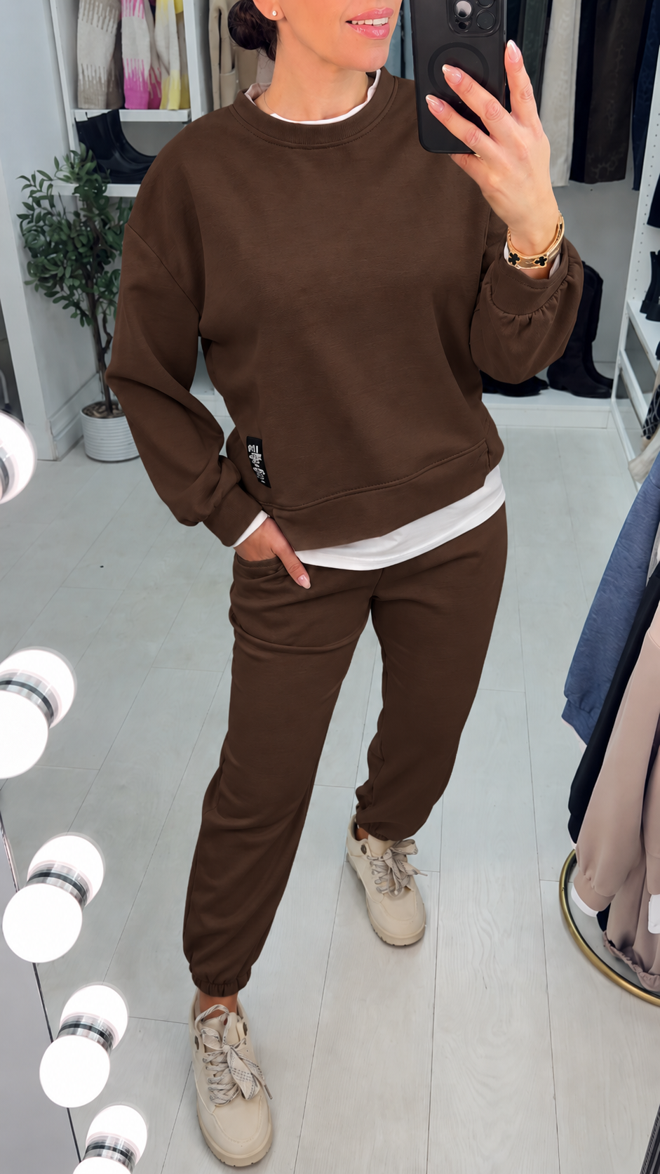 Paxton Plain Sweatshirt And Joggers Set