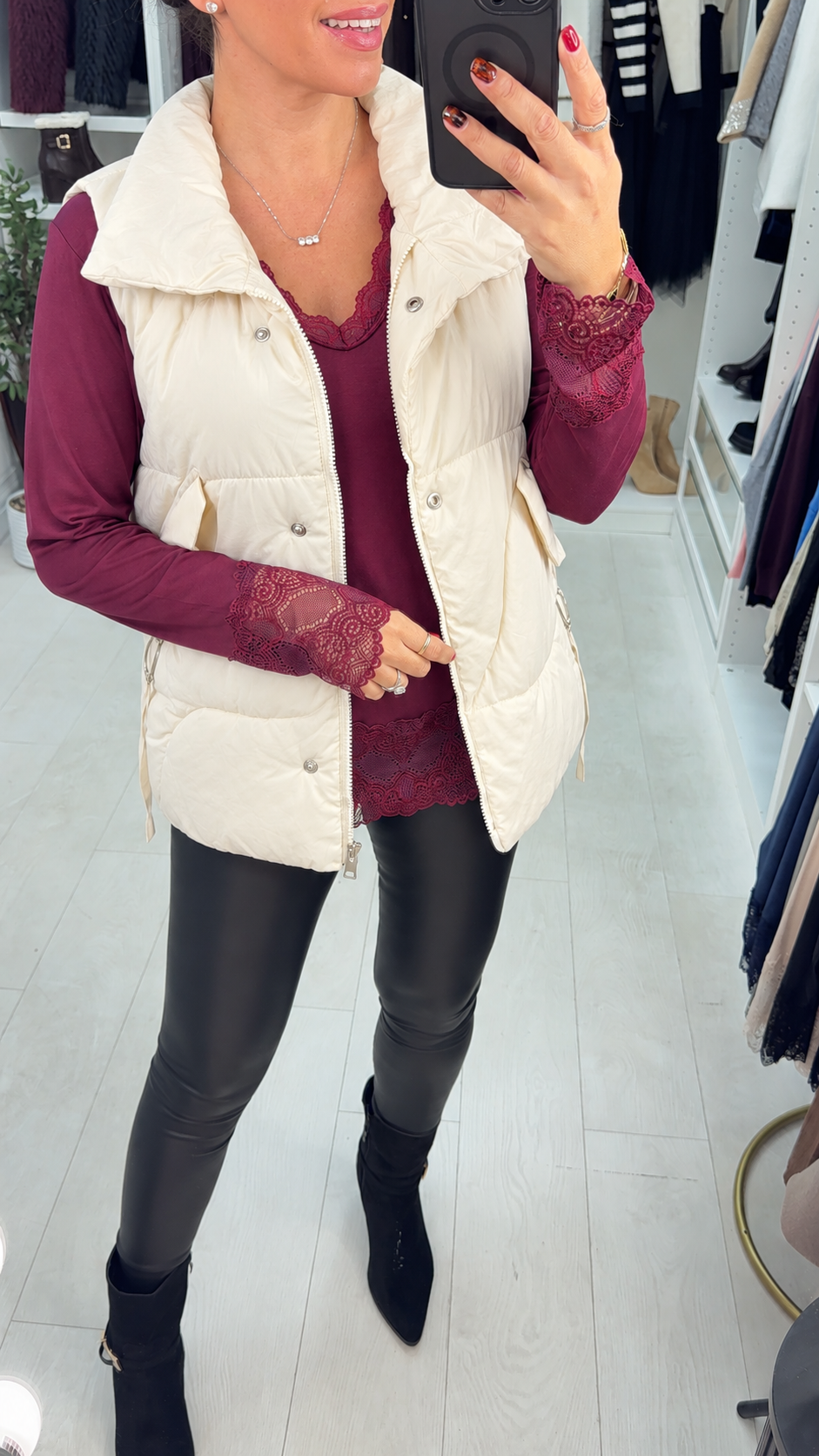 Kruze Padded Puffer Light Weight Pocket Gilet