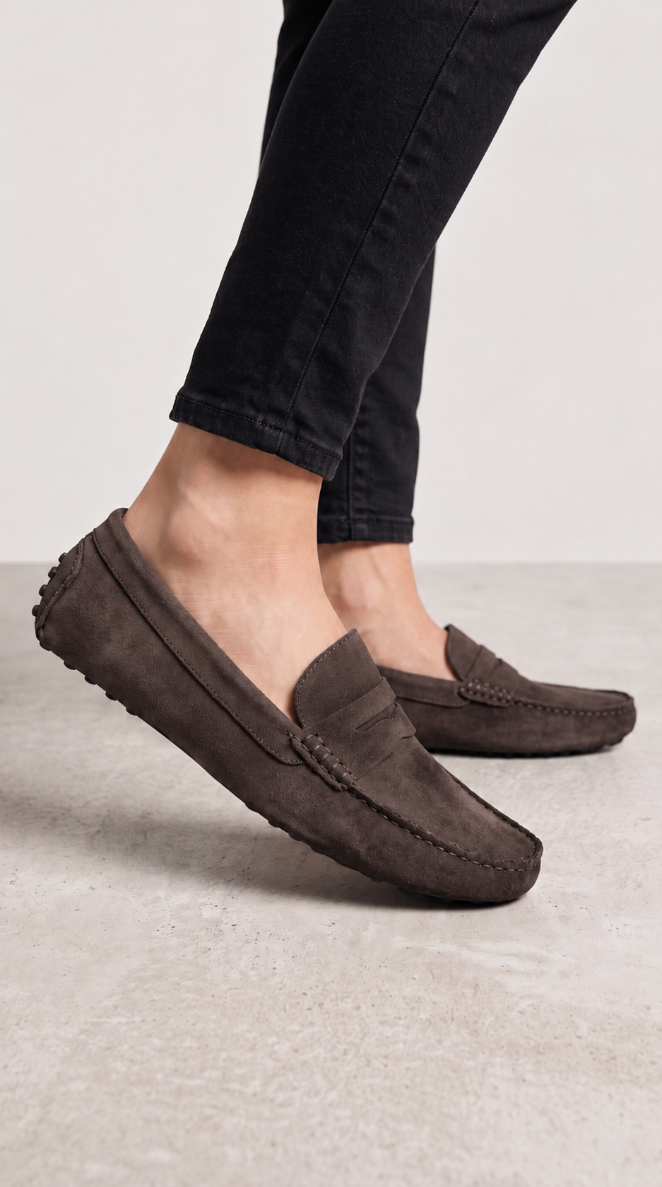 Lindy Faux Suede Loafers