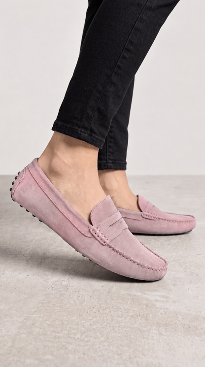 Lindy Faux Suede Loafers