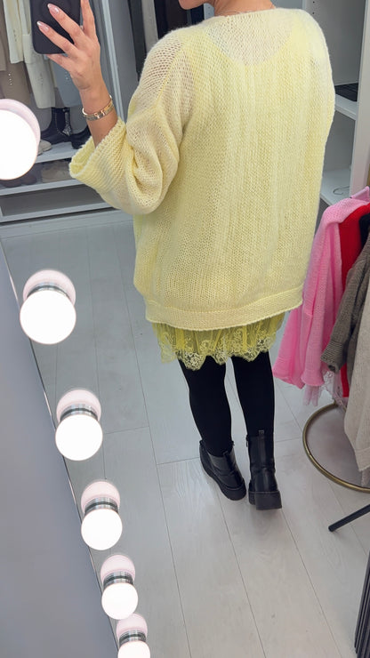 Brena Super Soft Lace Detail 2 Piece Jumper