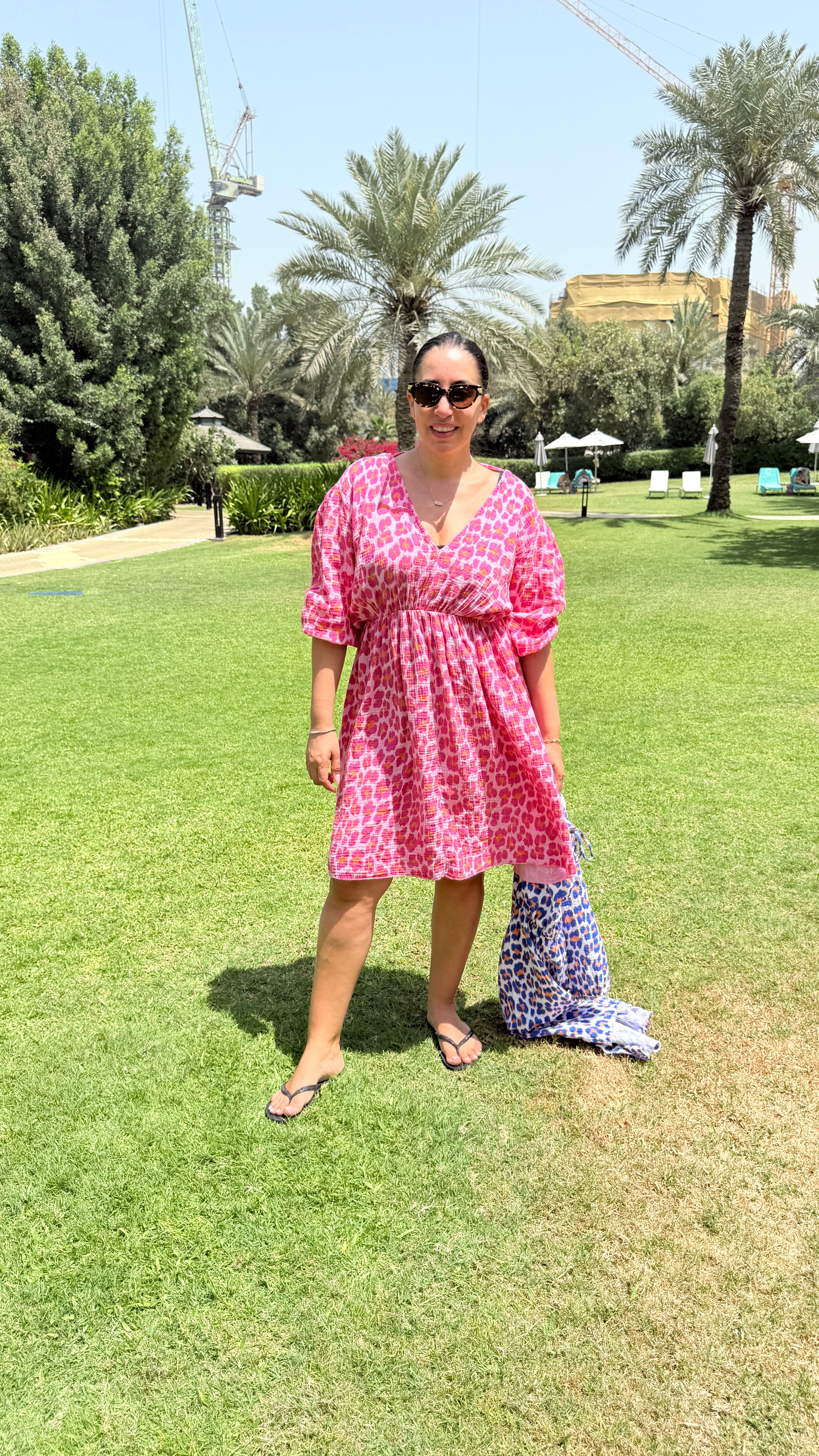 Tayla Leopard Print Cheesecloth Midi Dress