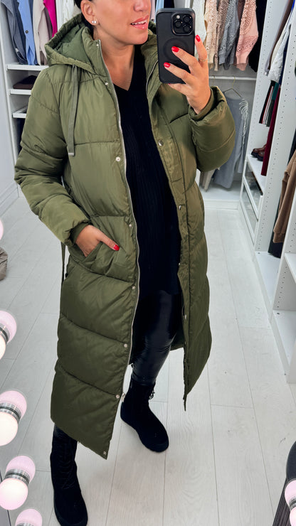 Tiffani Hooded Maxi Puffer Coat