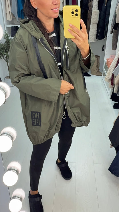 Alison Plain Lightweight Longline Jacket