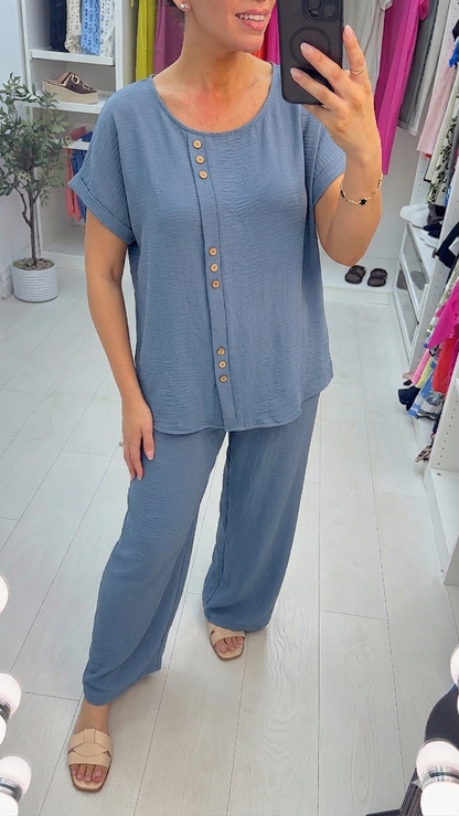Lumina Button Detail Co-ord Set