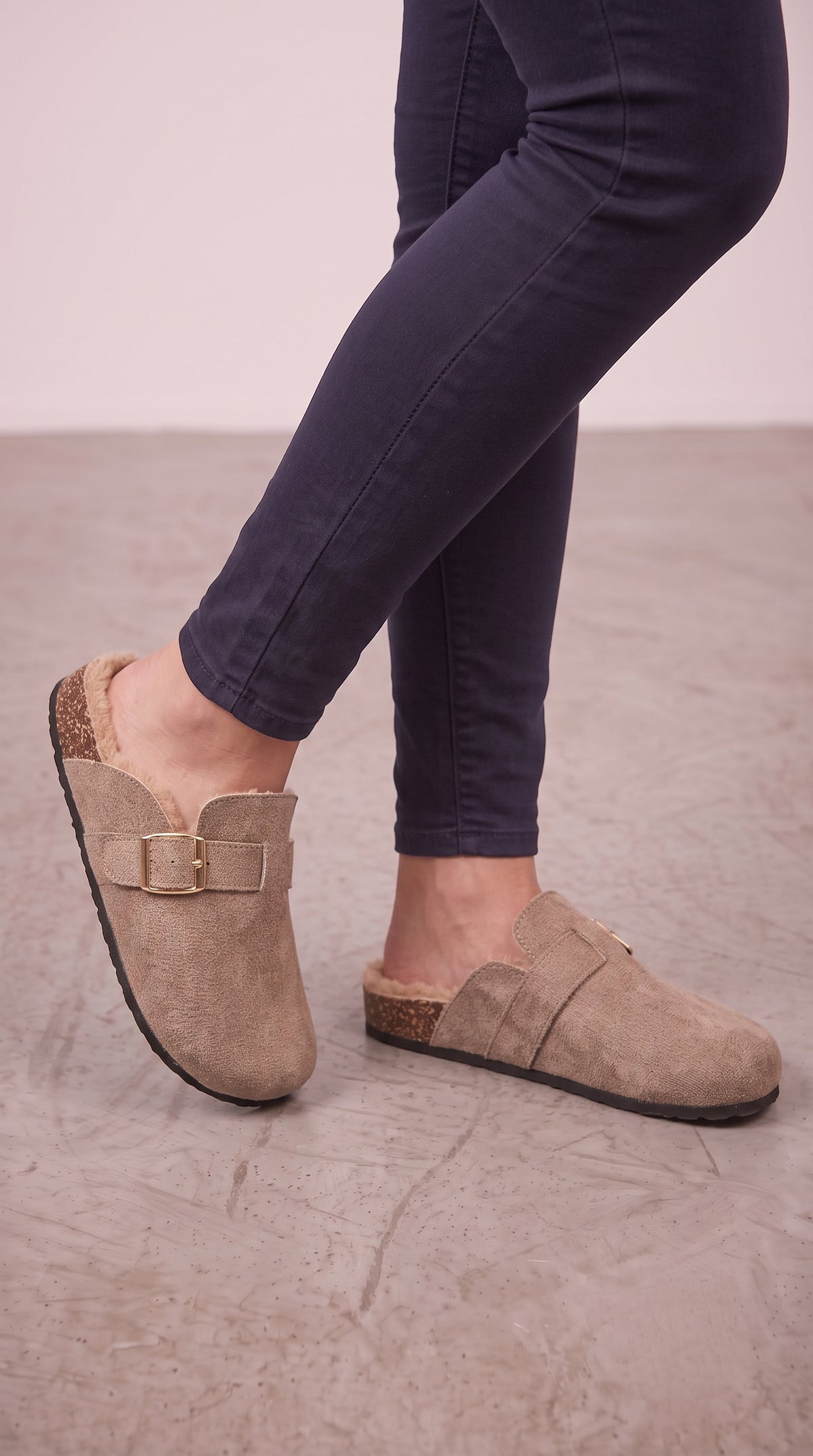 Jamilla Faux Fur Lined Clogs