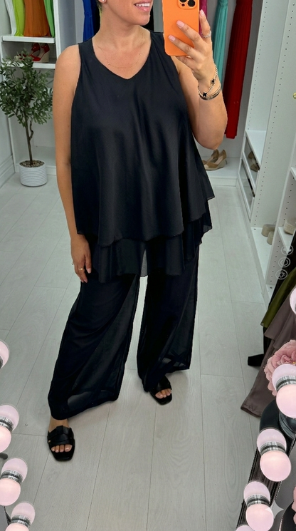 Gloria Plain Loose Fit Lightweight Co-Ord