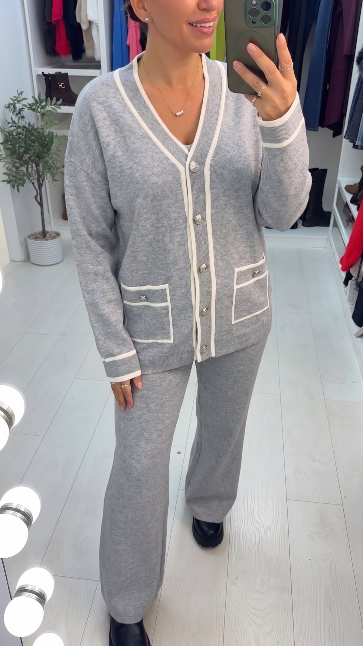 Perry Cardigan Loungewear Set
