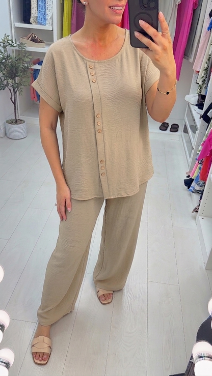 Lumina Button Detail Co-ord Set
