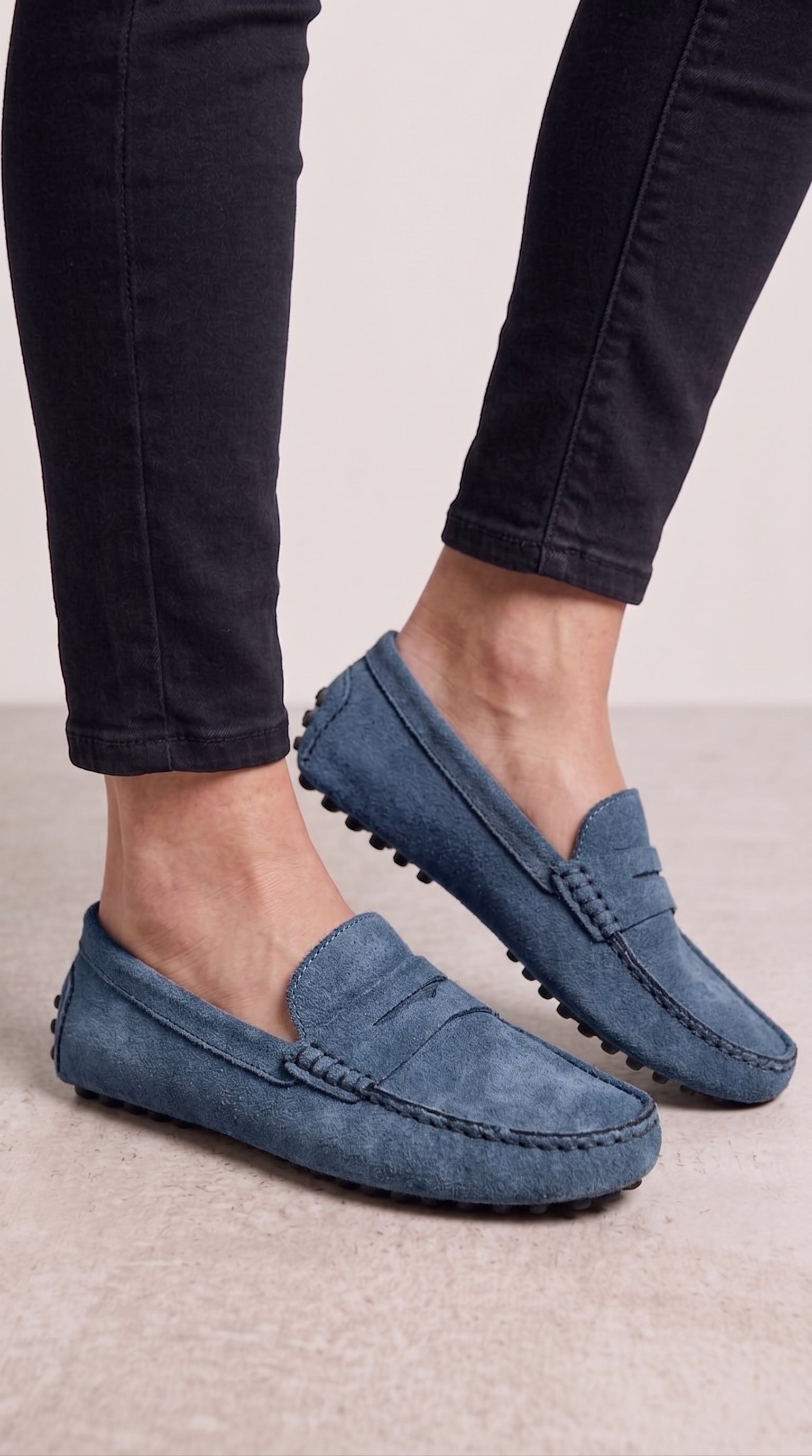 Lindy Faux Suede Loafers