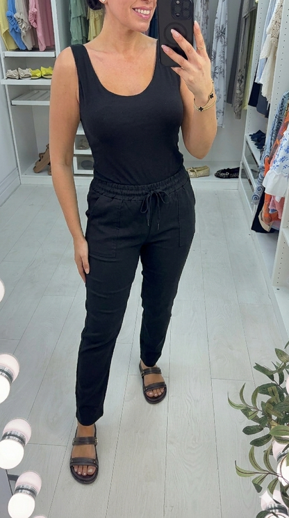 Tina Plain Elasticated Waist Magic Joggers