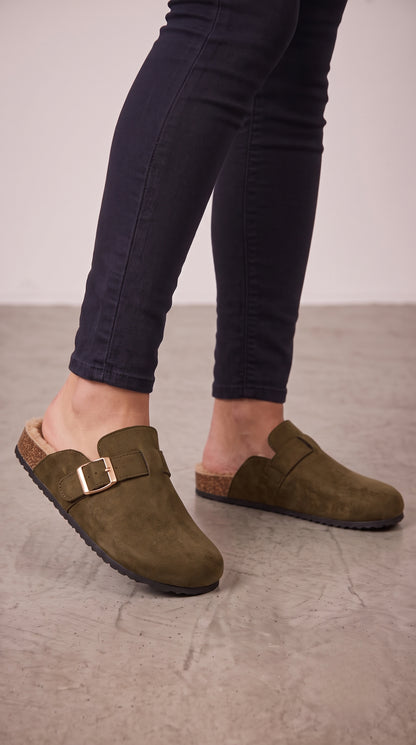 Jamilla Faux Fur Lined Clogs