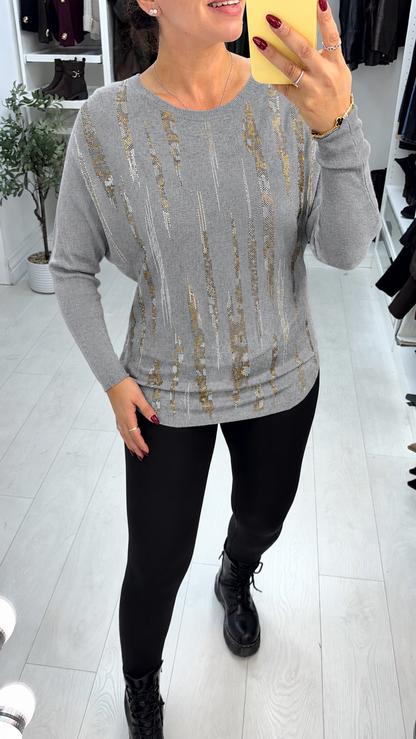 Dune Embellished Loose Fit Jumper