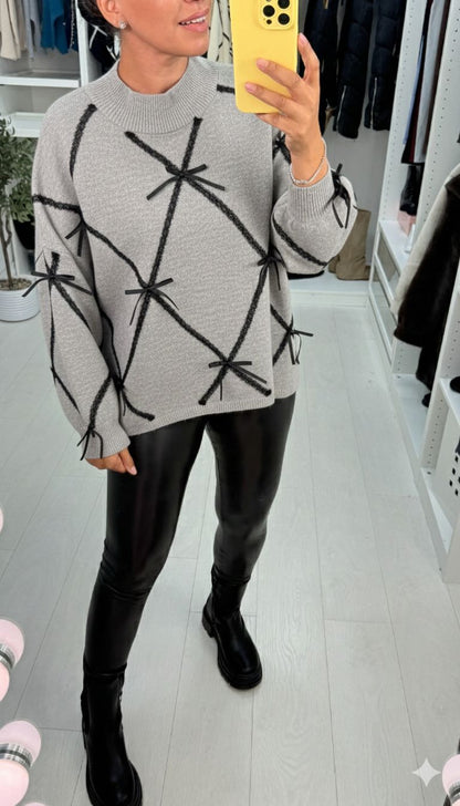 Dominica Bow Detail Super Soft Jumper