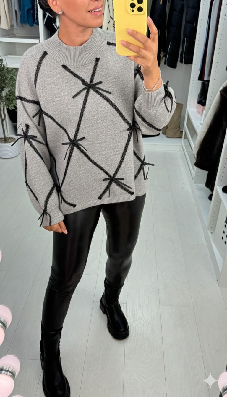 Dominica Bow Detail Super Soft Jumper