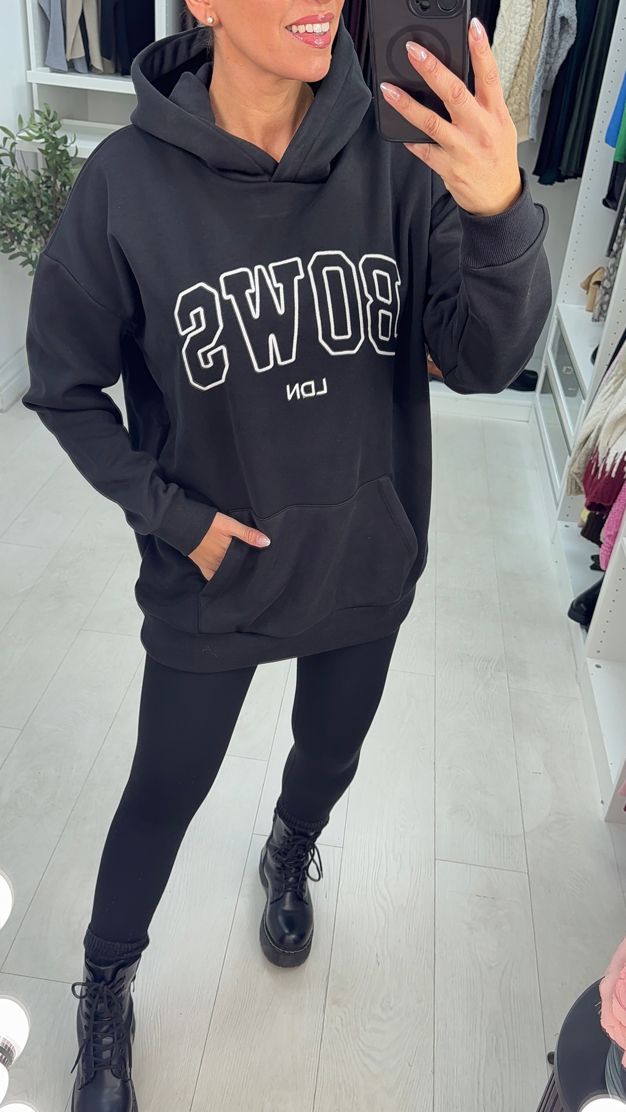 Bows LDN Hoodie Black