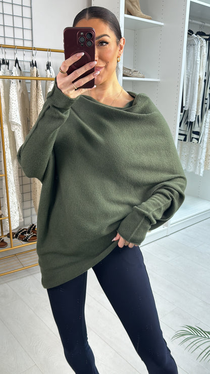 Nita Plain Asymmetric Jumper