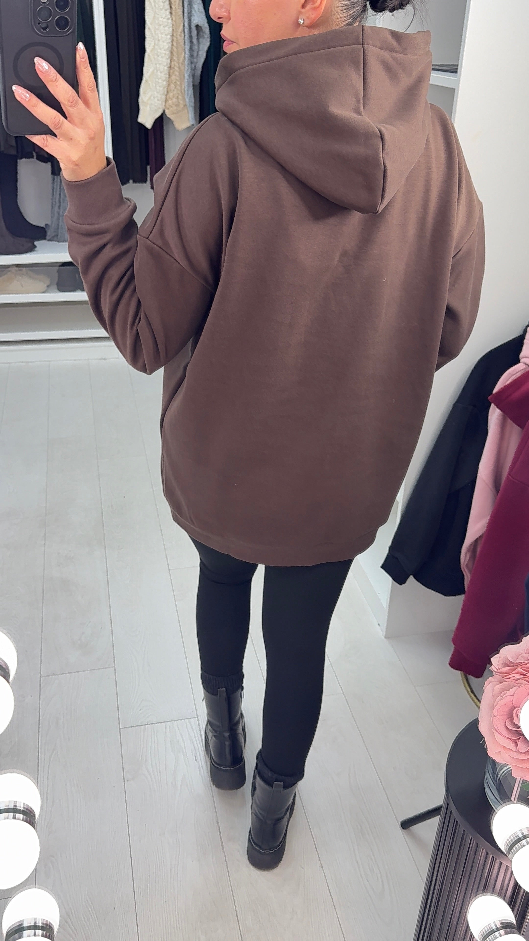 Bows LDN Hoodie Chocolate