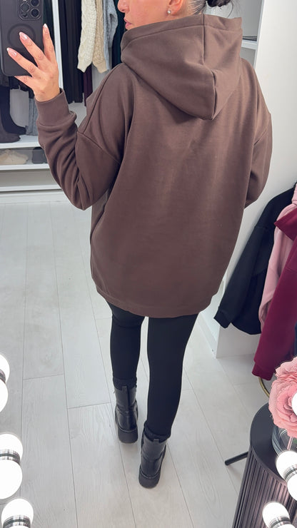 Bows LDN Hoodie Chocolate