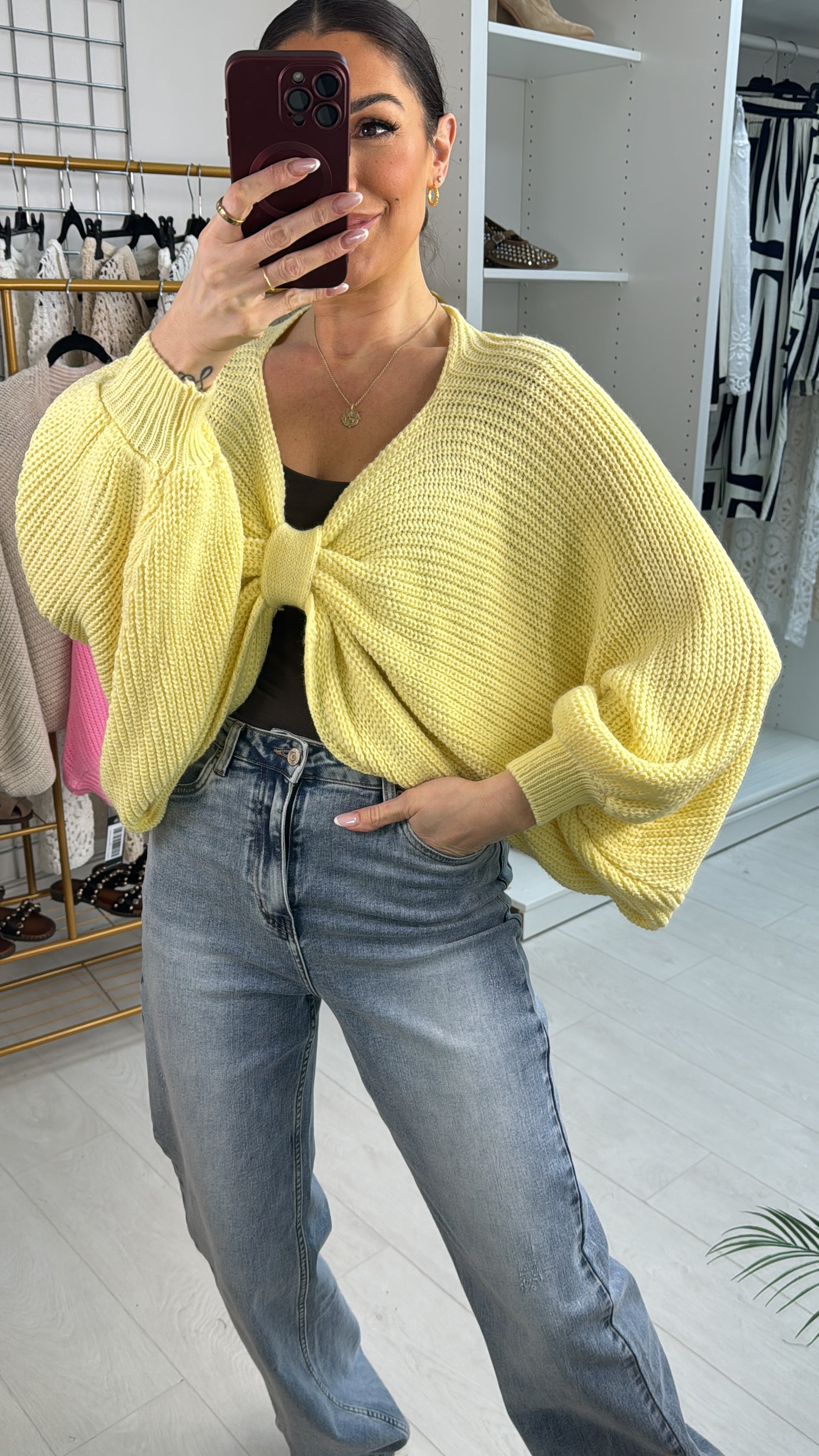 Malia Knot Detail Versatile Jumper