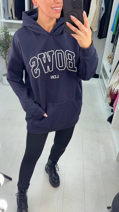 Bows LDN Hoodie Navy