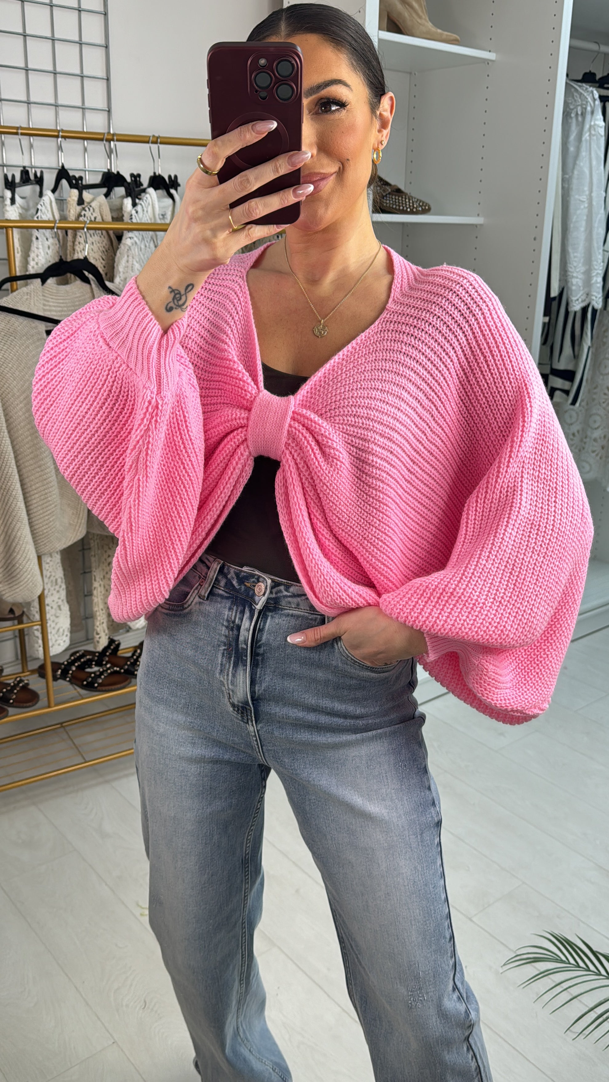 Malia Knot Detail Versatile Jumper