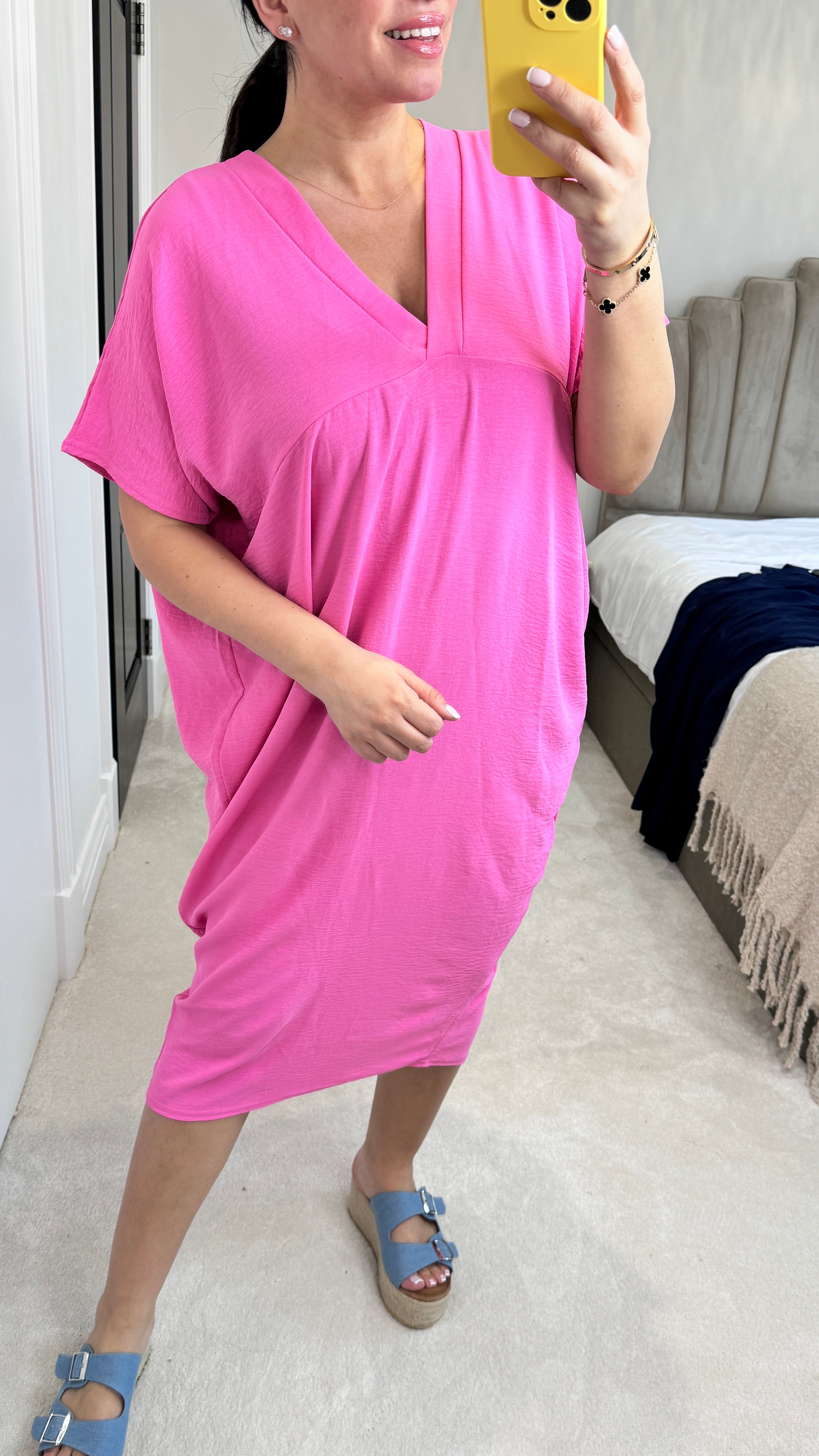 Joy V Neck Oversized Dress