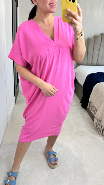 Joy V Neck Oversized Dress