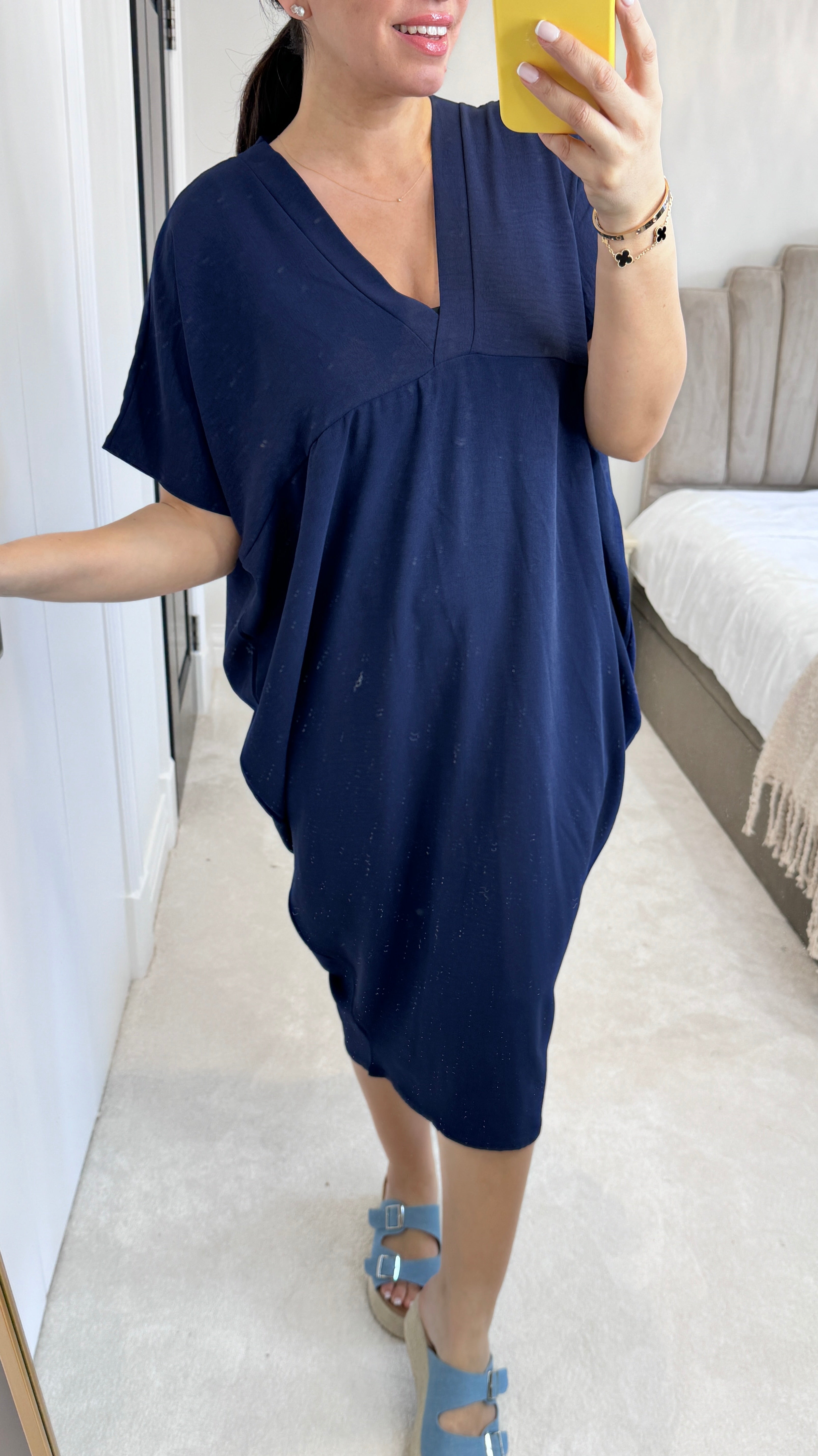 Joy V Neck Oversized Dress